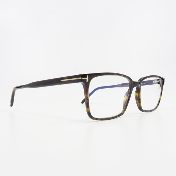 Tom Ford TF 5802-B 052 New Tortoise Blue Light Block Eyeglasses 55mm with box - Picture 3 of 7